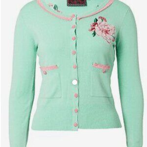 Voodoo Vixen Cardigan Retro Vintage Rockabilly Pin-up